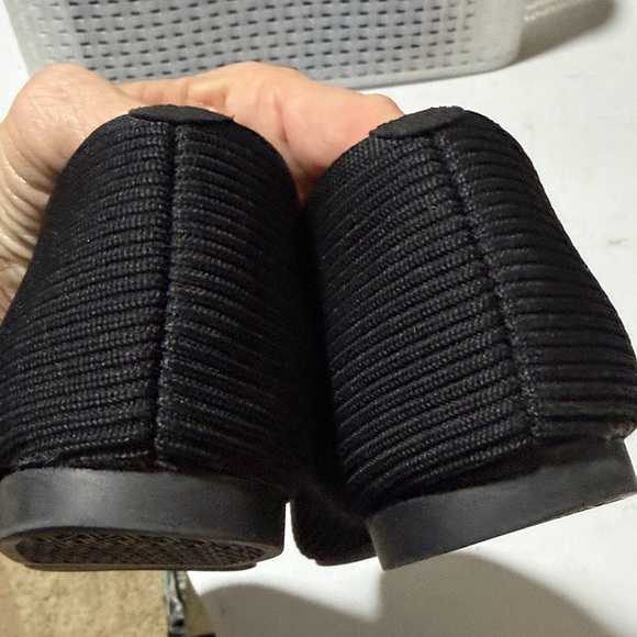 VIVAIA Black Square Toe V-Cut Flats Knit Upper Margot 2.0 Women's EU 40 US 9 - Picture 7 of 7